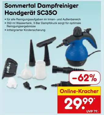 Netto Marken-Discount Sommertal dampfreiniger handgerät sc350 Angebot