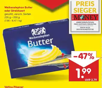 Netto Marken-Discount Weihenstephan butter oder streichzart Angebot