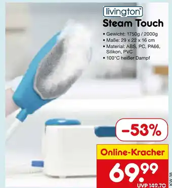 Netto Marken-Discount Livington steam touch Angebot