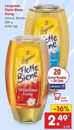 Netto Marken-Discount Langnese flotte biene honig Angebot