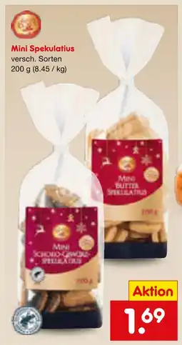 Netto Marken-Discount Mini spekulatius Angebot