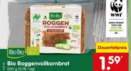 Netto Marken-Discount Biobio bio roggenvollkornbrot Angebot