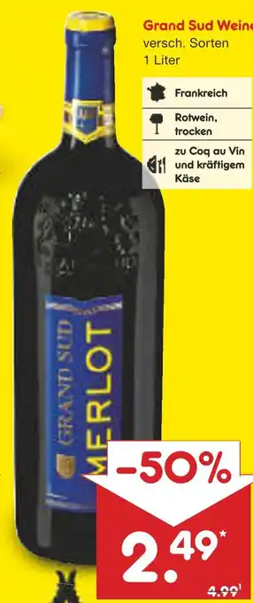 Netto Marken-Discount Grand sud wein Angebot