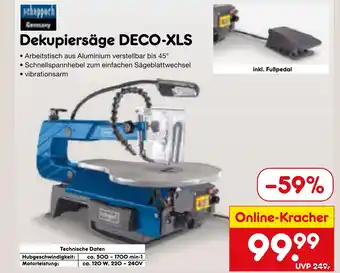 Netto Marken-Discount Scheppach germany dekupiersäge deco-xls Angebot