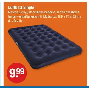 V Markt Luftbett single Angebot