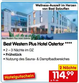 Netto Marken-Discount Netto reisen best western plus hotel ostertor Angebot