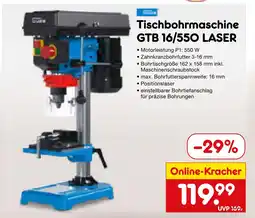 Netto Marken-Discount Tischbohrmaschine gtb 16/550 laser Angebot