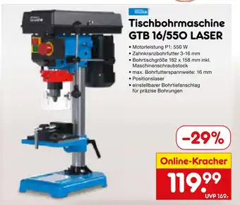Netto Marken-Discount Tischbohrmaschine gtb 16/550 laser Angebot