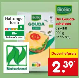 Netto Marken-Discount Biobio bio gouda-scheiben Angebot