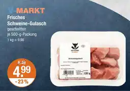 V Markt V-markt frisches schweine-gulasch Angebot