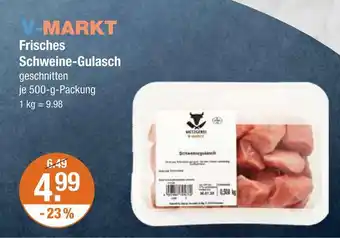 V Markt V-markt frisches schweine-gulasch Angebot