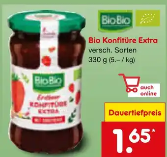 Netto Marken-Discount Biobio bio konfitüre extra Angebot
