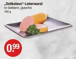 V Markt Delikatess-leberwurst Angebot
