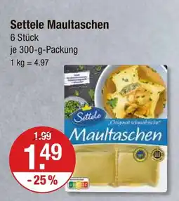 V Markt Settele maultaschen Angebot