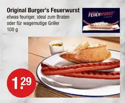 V Markt Original burger’s feuerwurst Angebot