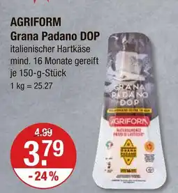 V Markt Agriform grana padano dop Angebot