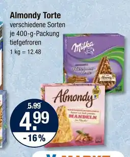 V Markt Milka almondy torte haselnuss Angebot