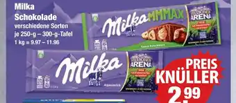 V Markt Milka schokolade alpenmilch Angebot