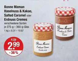 V Markt Bonne maman haselnuss & kakao creme Angebot