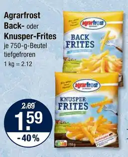 V Markt Agrarfrost back-frites Angebot