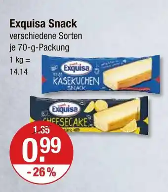 V Markt Exquisa snack Angebot
