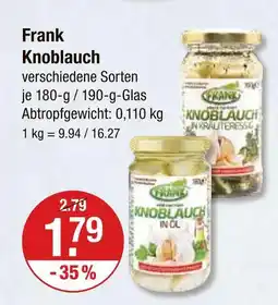 V Markt Frank knoblauch in öl Angebot