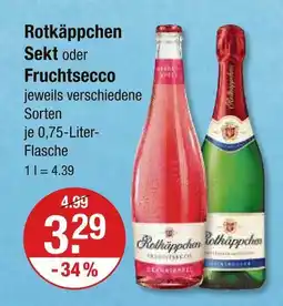 V Markt Rotkäppchen sekt Angebot