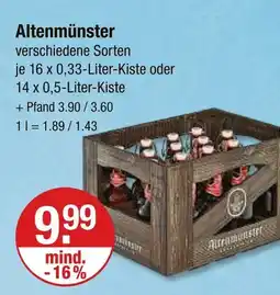V Markt Altenmünster verschiedene sorten Angebot