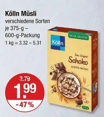 V Markt Kölln müsli Angebot