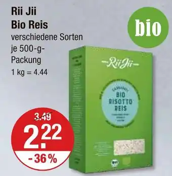 V Markt Rii jii bio reis Angebot