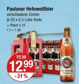 V Markt Paulaner hefeweißbier Angebot
