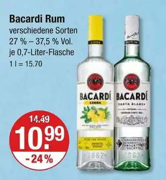 V Markt Bacardi rum Angebot