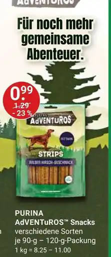 V Markt Purina adventuros snacks Angebot