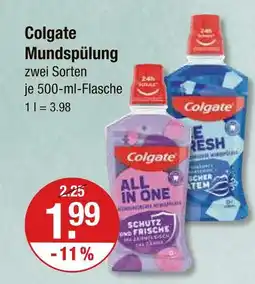 V Markt Colgate mundspülung all in one Angebot