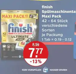 V Markt Finish spülmaschinentabs maxi pack Angebot