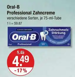 V Markt Oral-b professional zahncreme Angebot