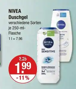 V Markt Nivea duschgel sensitive Angebot