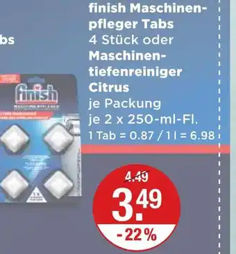 V Markt Finish maschinenpfleger tabs Angebot