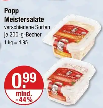 V Markt Popp meistersalat Angebot