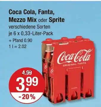 V Markt Coca cola coca cola Angebot