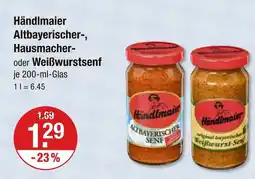 V Markt Händlmaier altbayerischer senf Angebot