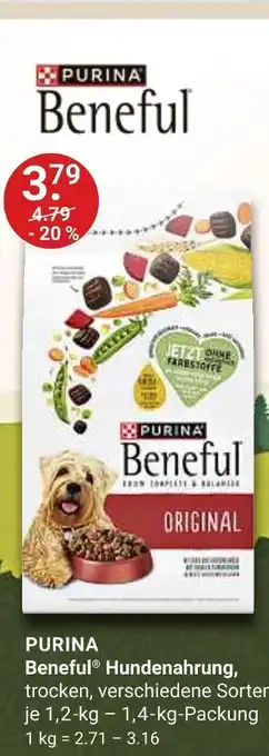 V Markt Purina beneful hundenahrung, trocken Angebot