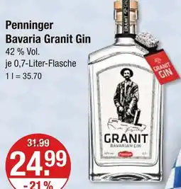 V Markt Penninger bavaria granit gin Angebot