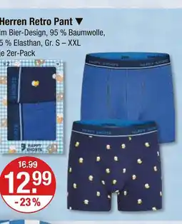 V Markt Happy shorts herren retro pant Angebot