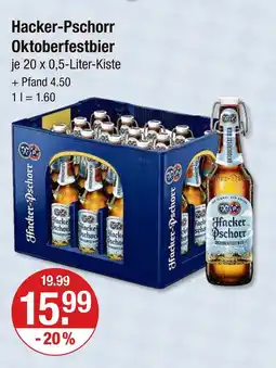 V Markt Hacker-pschorr oktoberfestbier Angebot
