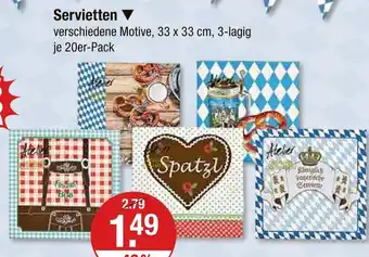V Markt Servietten Angebot