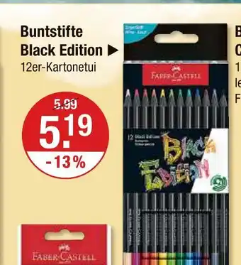 V Markt Faber-castell buntstifte black edition Angebot