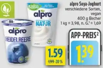 diska alpro Soya-Joghurt Angebot