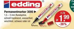 V Markt Edding permanentmarker 3000 schwarz Angebot