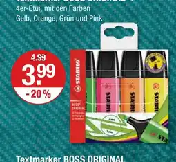 V Markt Stabilo textmarker boss original Angebot